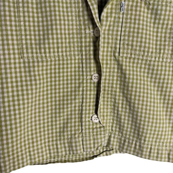 Levi’s Janey Check Green Plaid Button Front Jacket Size Medium - Picture 7 of 15